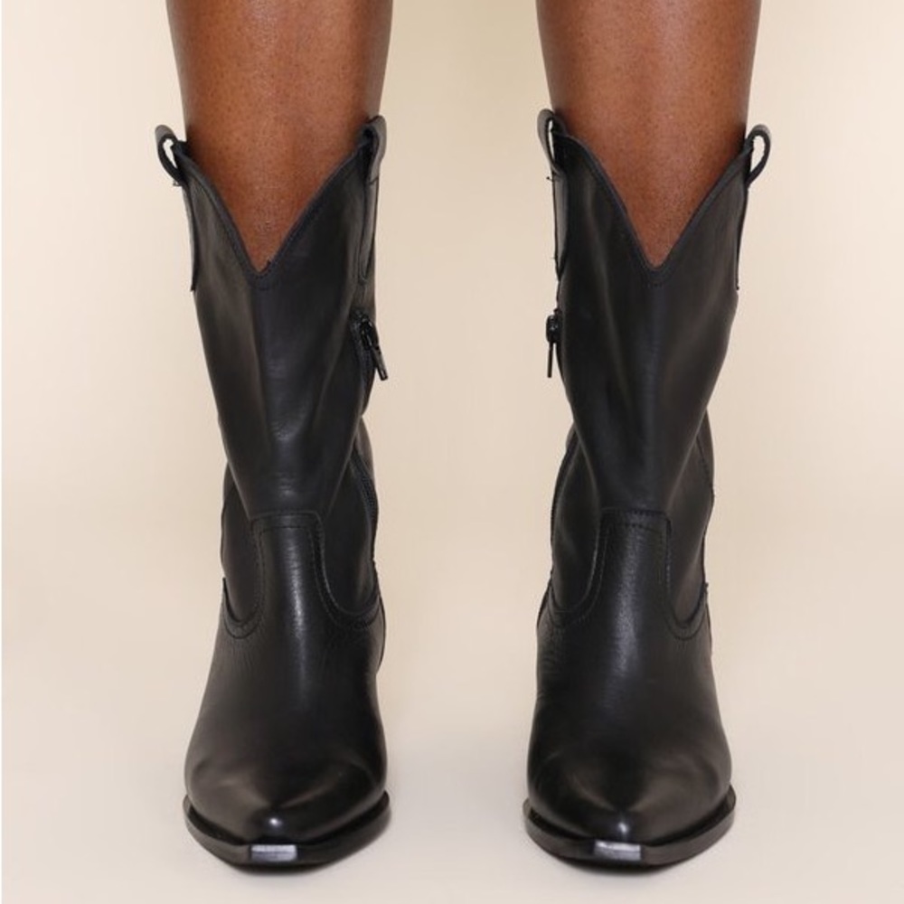 Intentionally Blank James Western Boot - Black Si… - image 5